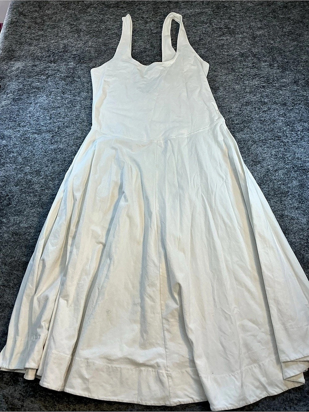 Free People Beach White Cotton Maxi Dress Size XL